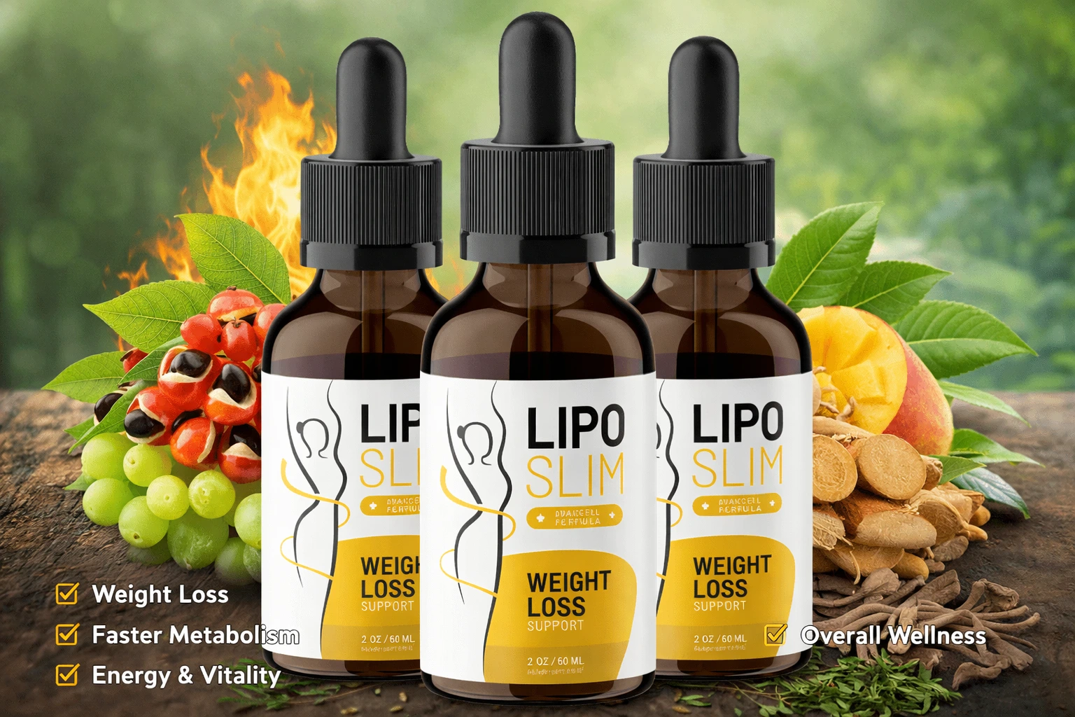 Lipo Slim Natural Weight Management Supplement